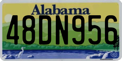 AL license plate 48DN956