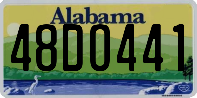 AL license plate 48DO441