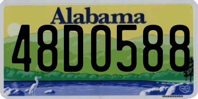 AL license plate 48DO588