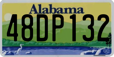 AL license plate 48DP132