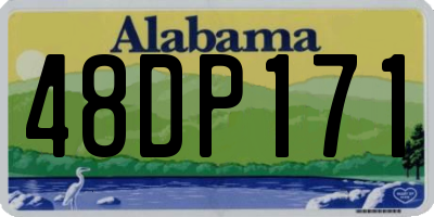 AL license plate 48DP171