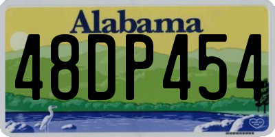 AL license plate 48DP454