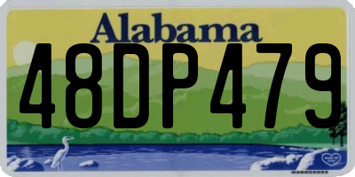 AL license plate 48DP479
