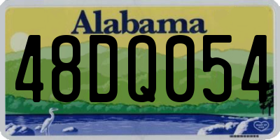 AL license plate 48DQ054