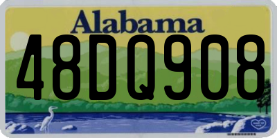 AL license plate 48DQ908