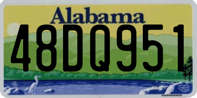 AL license plate 48DQ951