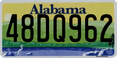 AL license plate 48DQ962