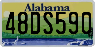 AL license plate 48DS590