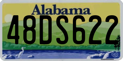 AL license plate 48DS622