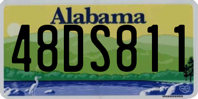 AL license plate 48DS811