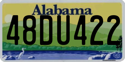 AL license plate 48DU422