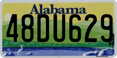 AL license plate 48DU629