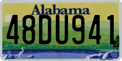 AL license plate 48DU941