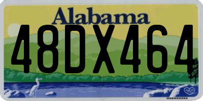 AL license plate 48DX464