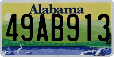 AL license plate 49AB913