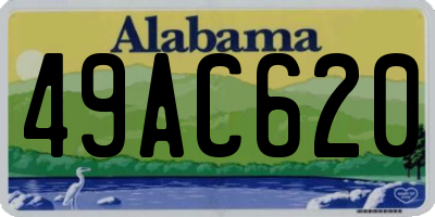 AL license plate 49AC620