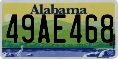 AL license plate 49AE468