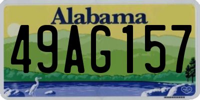 AL license plate 49AG157