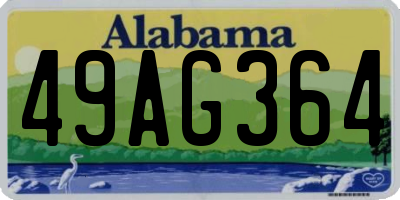 AL license plate 49AG364