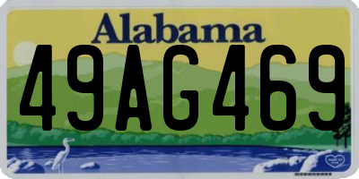 AL license plate 49AG469