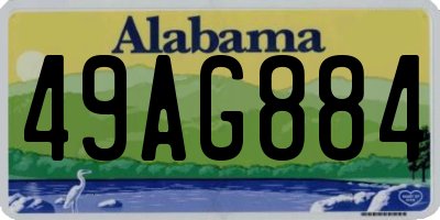 AL license plate 49AG884
