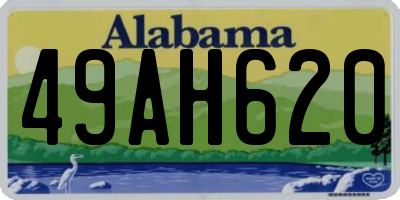 AL license plate 49AH620
