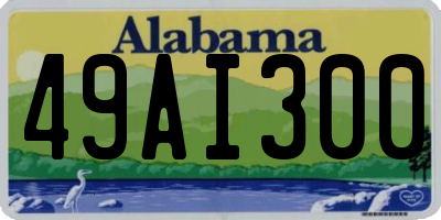 AL license plate 49AI300