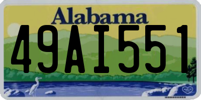 AL license plate 49AI551