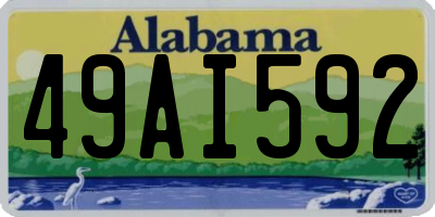 AL license plate 49AI592
