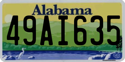 AL license plate 49AI635