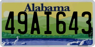 AL license plate 49AI643