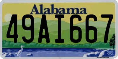 AL license plate 49AI667