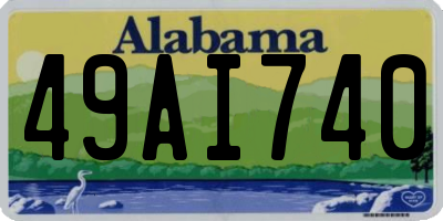 AL license plate 49AI740