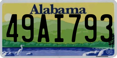 AL license plate 49AI793