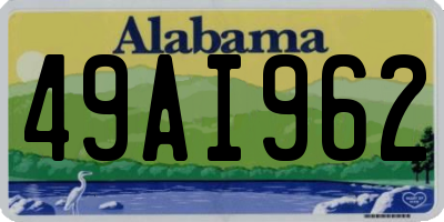 AL license plate 49AI962
