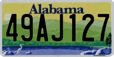 AL license plate 49AJ127