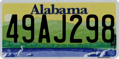 AL license plate 49AJ298