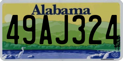 AL license plate 49AJ324