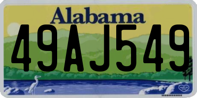 AL license plate 49AJ549