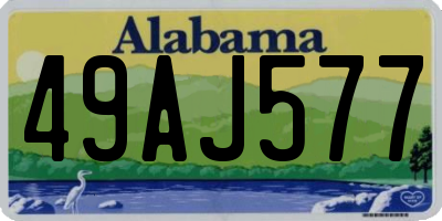 AL license plate 49AJ577