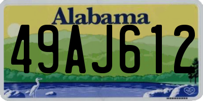 AL license plate 49AJ612