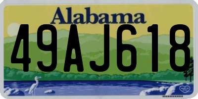 AL license plate 49AJ618