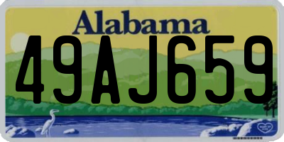 AL license plate 49AJ659
