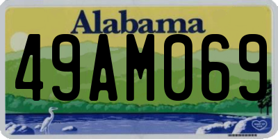 AL license plate 49AM069