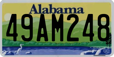 AL license plate 49AM248