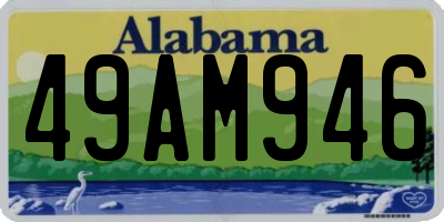 AL license plate 49AM946