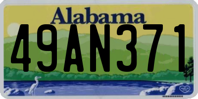 AL license plate 49AN371