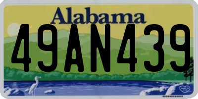 AL license plate 49AN439