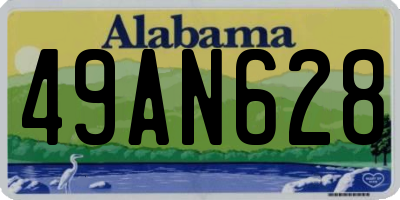 AL license plate 49AN628