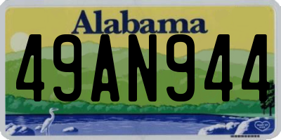 AL license plate 49AN944